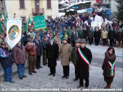 Dep. corona al monumento dei caduti