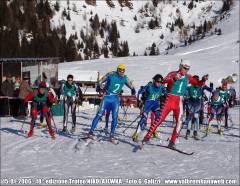 La partenza dei concorrenti