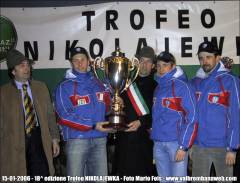I vincitori del 18 ^ Trofeo NIKOLAJEWKA